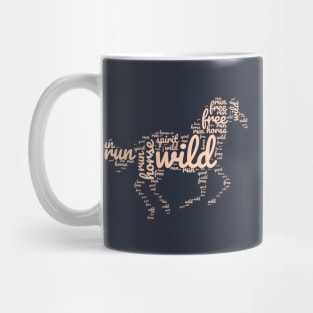 Wild & Free | Typography Design Mug